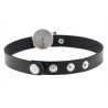 Joy Jewels Ras de cou Round Moon Noir